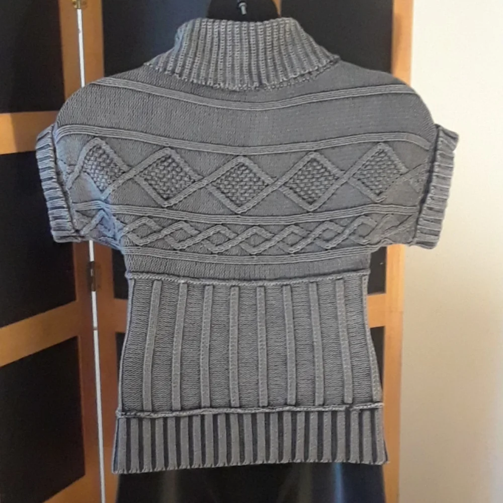 Nine West Cowneck Sweater RUSTIC Cable Knit NWOT